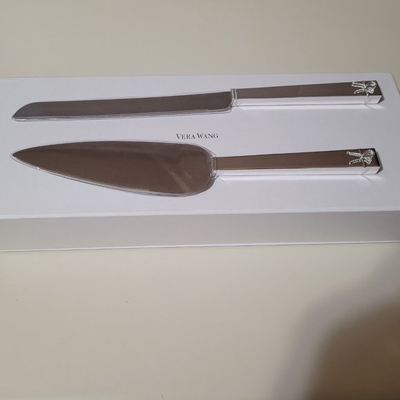 Vera Wang Kitchen New Vera Wang Love Knots Stainless Cake Knife